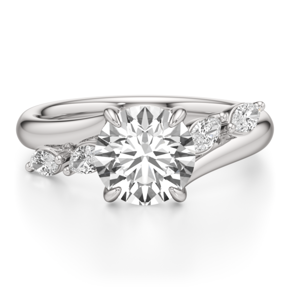 Montauk Lab-Grown Diamond Ring - Main View - Vowmira lab-grown diamond jewelry