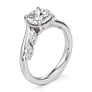 Montauk Lab-Grown Diamond Ring - Side View - Vowmira lab-grown diamond jewelry