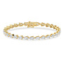 7 ct. tw. East-West Pear Tennis Bracelet Lab-Grown Diamond Jewelry - View 2