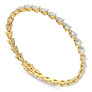 7 ct. tw. East-West Pear Tennis Bracelet Lab-Grown Diamond Jewelry - Side View - Vowmira lab-grown diamond jewelry