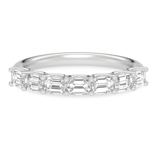 Esmeralda Lab-Grown Diamond Band - Main View - Vowmira lab-grown diamond jewelry