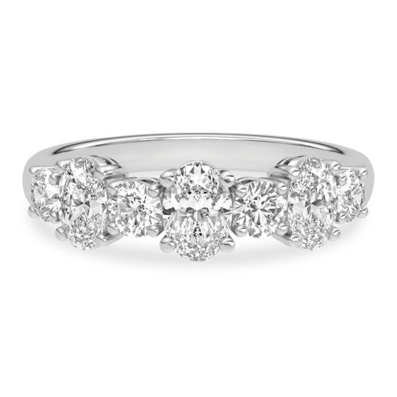 Heidi Five-Stone Lab-Grown Diamond Band - Main View