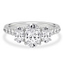 Harmony Oval Lab-Grown Diamond Ring - View 2 - Vowmira lab-grown diamond jewelry