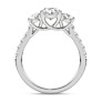 Harmony Oval Lab-Grown Diamond Ring - Side View - Vowmira lab-grown diamond jewelry
