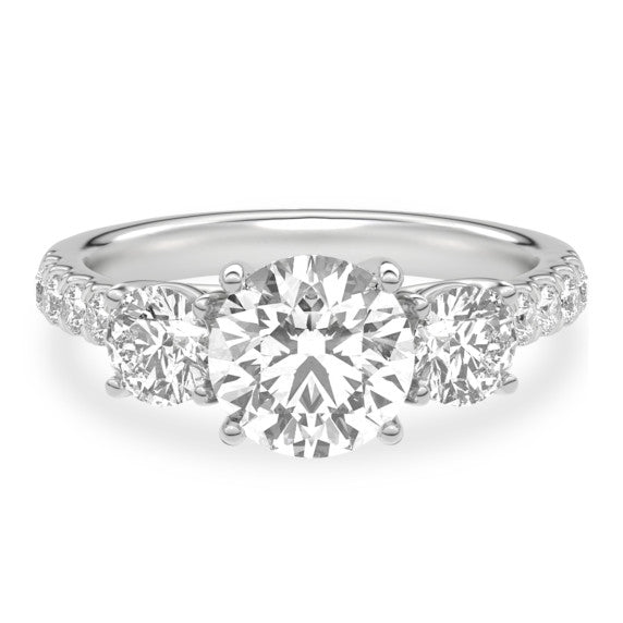 Harmony Round Lab-Grown Diamond Ring - Main View