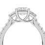 Harmony Emerald Lab-Grown Diamond Ring - Side View - Vowmira lab-grown diamond jewelry
