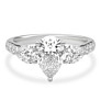 Harmony Pear Lab-Grown Diamond Ring - View 2