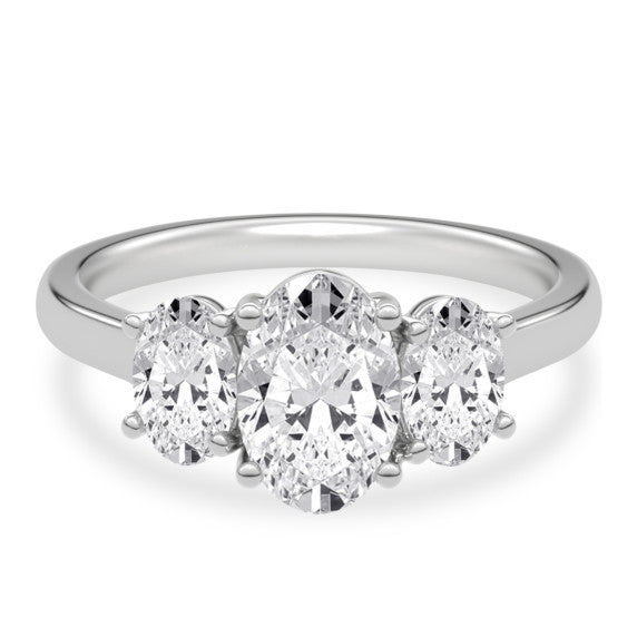 Odyssey Oval Lab-Grown Diamond Ring - Main View