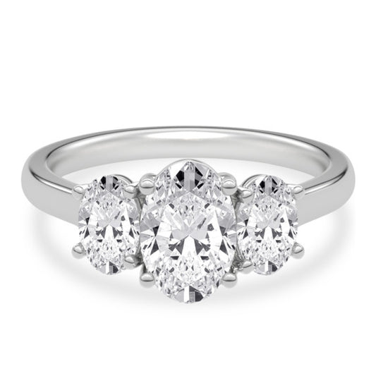 Odyssey Oval Lab-Grown Diamond Ring - Main View - Vowmira lab-grown diamond jewelry