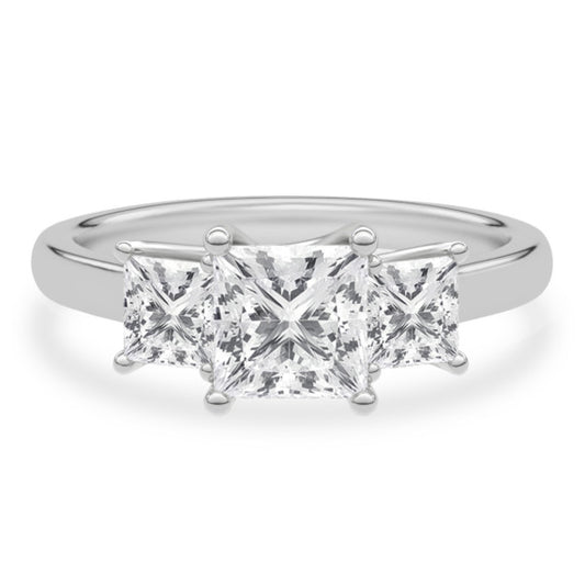 Odyssey Princess Lab-Grown Diamond Ring - Main View - Vowmira lab-grown diamond jewelry