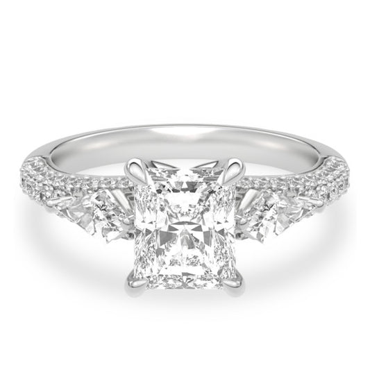 Elaine Lab-Grown Diamond Ring - Main View - Vowmira lab-grown diamond jewelry