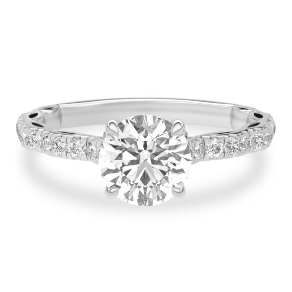 Amber Lab-Grown Diamond Ring - Main View
