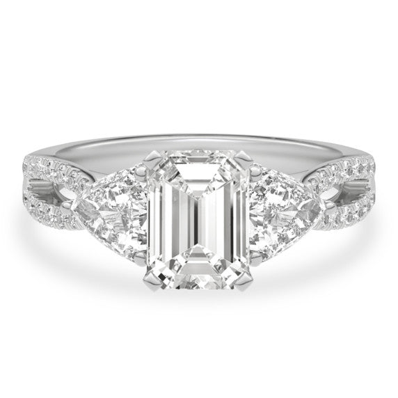Suzanne Lab-Grown Diamond Ring - Main View - Vowmira lab-grown diamond jewelry