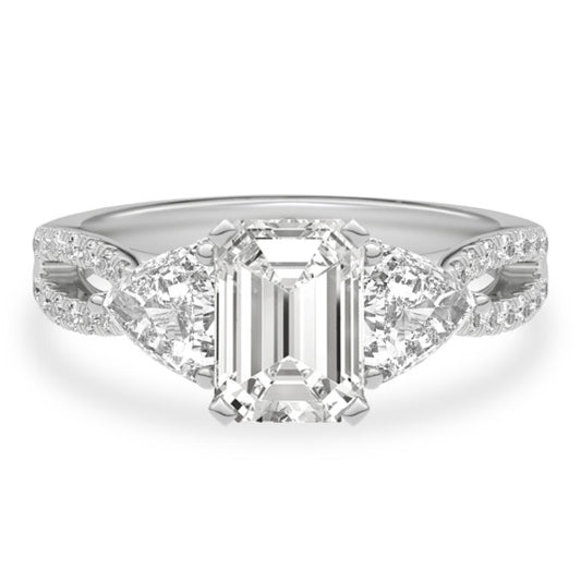Suzanne Lab-Grown Diamond Ring - Main View - Vowmira lab-grown diamond jewelry