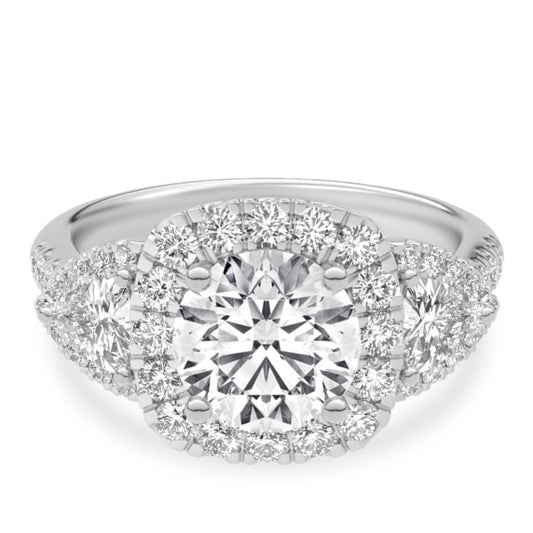 Candace Lab-Grown Diamond Ring - Main View - Vowmira lab-grown diamond jewelry