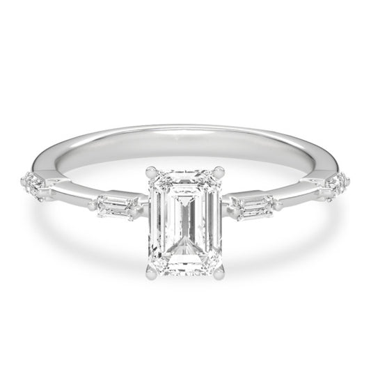 Avril Lab-Grown Diamond Ring - Main View - Vowmira lab-grown diamond jewelry