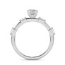 Avril Lab-Grown Diamond Ring - Side View - Vowmira lab-grown diamond jewelry