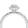 Mandy Lab-Grown Diamond Ring - Side View - Vowmira lab-grown diamond jewelry