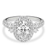Tria Lab-Grown Diamond Ring - Side View - Vowmira lab-grown diamond jewelry