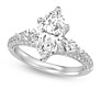 Elaine Lab-Grown Diamond Ring - Side View - Vowmira lab-grown diamond jewelry