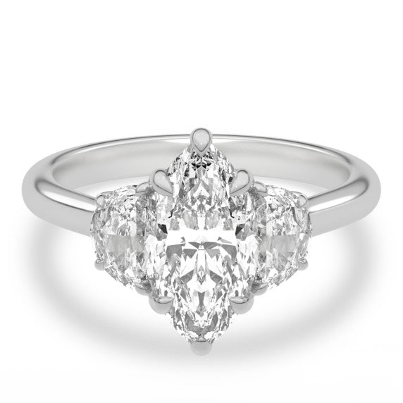 Dawn Lab-Grown Diamond Ring - Main View - Vowmira lab-grown diamond jewelry