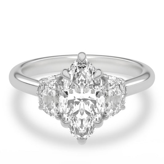 Dawn Lab-Grown Diamond Ring - Main View - Vowmira lab-grown diamond jewelry