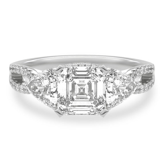 Suzanne Lab-Grown Diamond Ring - Main View - Vowmira lab-grown diamond jewelry