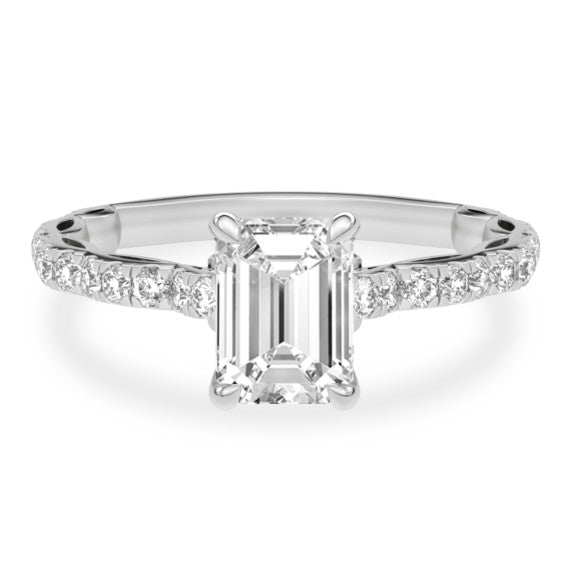 Amber Lab-Grown Diamond Ring - Main View - Vowmira lab-grown diamond jewelry