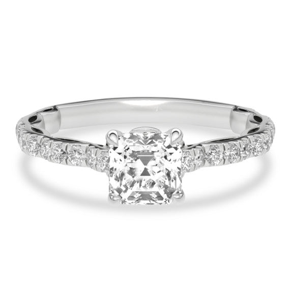 Amber Lab-Grown Diamond Ring - Main View - Vowmira lab-grown diamond jewelry