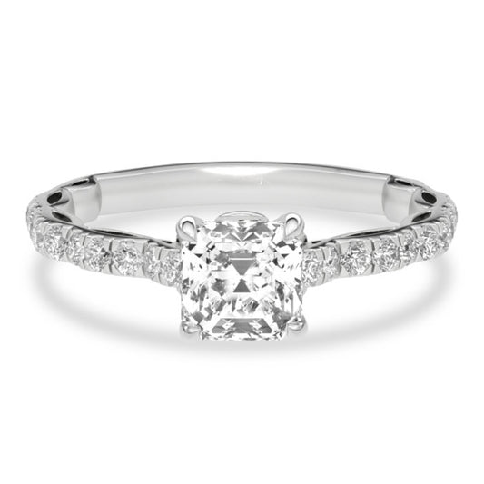 Amber Lab-Grown Diamond Ring - Main View - Vowmira lab-grown diamond jewelry