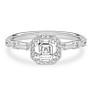 Mandy Lab-Grown Diamond Ring - Side View - Vowmira lab-grown diamond jewelry