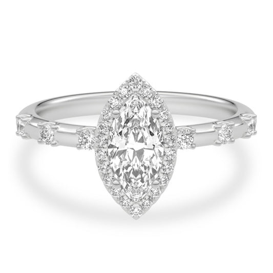 Mandy Lab-Grown Diamond Ring - Main View - Vowmira lab-grown diamond jewelry
