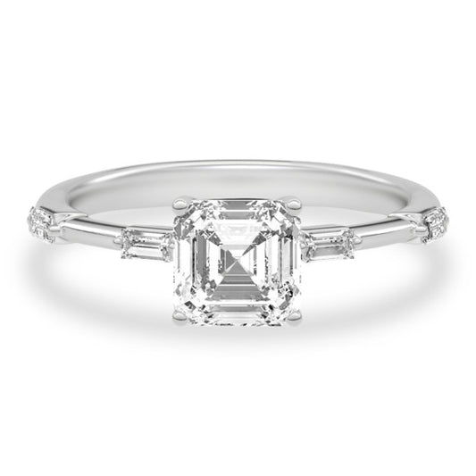 Avril Lab-Grown Diamond Ring - Main View - Vowmira lab-grown diamond jewelry