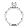 Avril Lab-Grown Diamond Ring - Side View - Vowmira lab-grown diamond jewelry