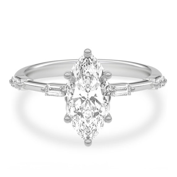 Avril Lab-Grown Diamond Ring - Main View