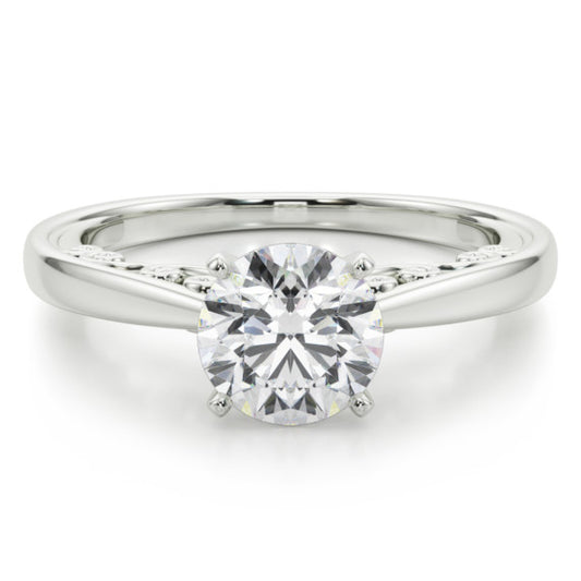 Fiddlehead Lab-Grown Diamond Ring - Main View - Vowmira lab-grown diamond jewelry