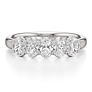 1 - 2 ct. Oval 5-Stone Lab-Grown Diamond Ring - View 2