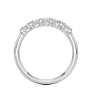 1 - 2 ct. Oval 5-Stone Lab-Grown Diamond Ring - Side View - Vowmira lab-grown diamond jewelry
