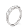 1 - 4 ct. Round 5-Stone Anniversary Lab-Grown Diamond Ring - Detail View