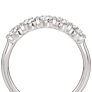 1 - 4 ct. Round 5-Stone Anniversary Lab-Grown Diamond Ring - Side View