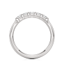 1 - 3 ct. Emerald 5-Stone Anniversary Lab-Grown Diamond Ring - View 2