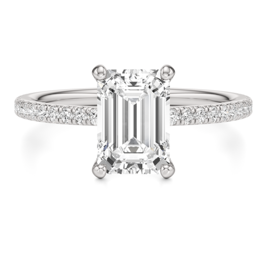 Allona Lab-Grown Diamond Ring - Main View - Vowmira lab-grown diamond jewelry