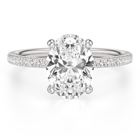 Allona Lab-Grown Diamond Ring - Main View - Vowmira lab-grown diamond jewelry