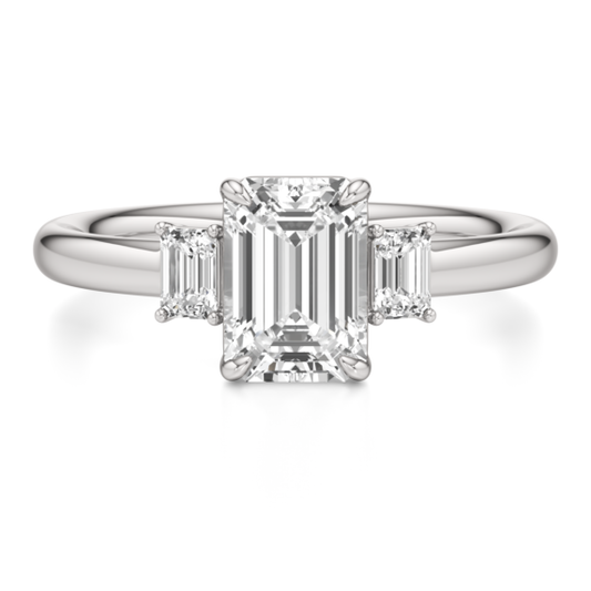 Electra Lab-Grown Diamond Ring - Main View - Vowmira lab-grown diamond jewelry