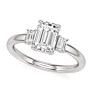 Electra Lab-Grown Diamond Ring - Side View - Vowmira lab-grown diamond jewelry