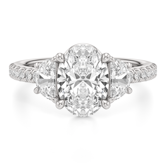 Newport Lab-Grown Diamond Ring - Main View - Vowmira lab-grown diamond jewelry