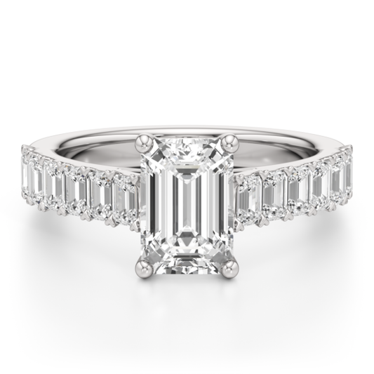 Aloe Lab-Grown Diamond Ring - Main View - Vowmira lab-grown diamond jewelry