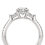 Francesca Lab-Grown Diamond Ring - Side View - Vowmira lab-grown diamond jewelry