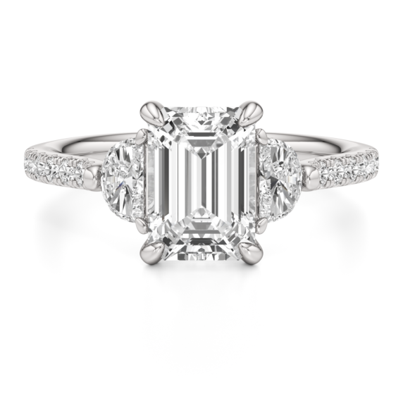 Francesca Lab-Grown Diamond Ring - Main View - Vowmira lab-grown diamond jewelry