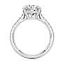 Moxie Lab-Grown Diamond Ring - Side View - Vowmira lab-grown diamond jewelry